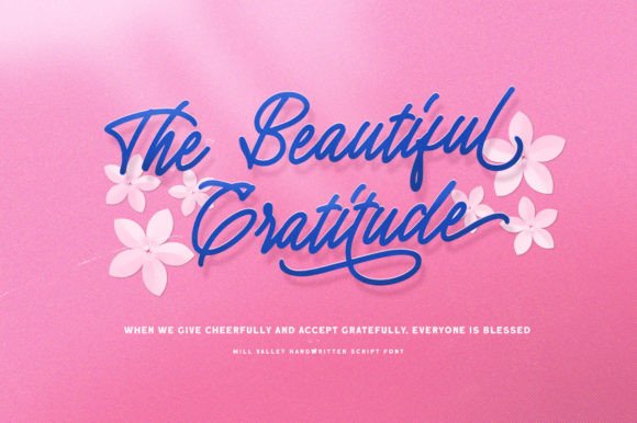 Mill Valley Font PNG with transparent background - Preview 2