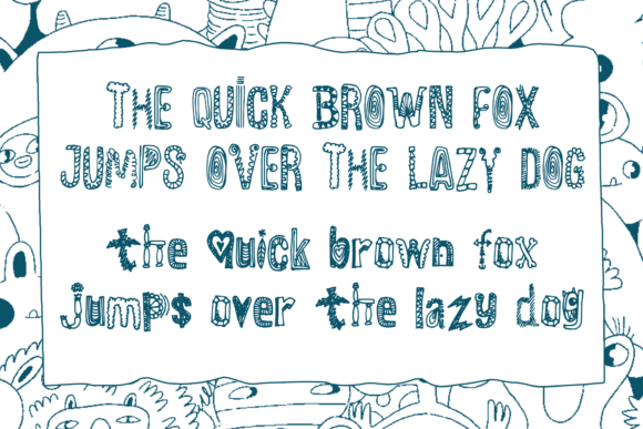 Mr. Doodle Font PNG with transparent background - Preview 3