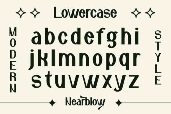 Nearblow Font PNG with transparent background - Preview 2