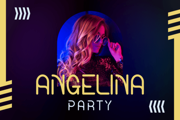 Neone Light Font PNG with transparent background - Preview 3
