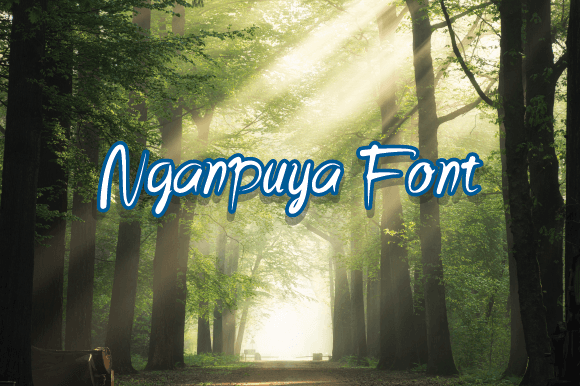 Nganpuya Font PNG with transparent background - Preview 1