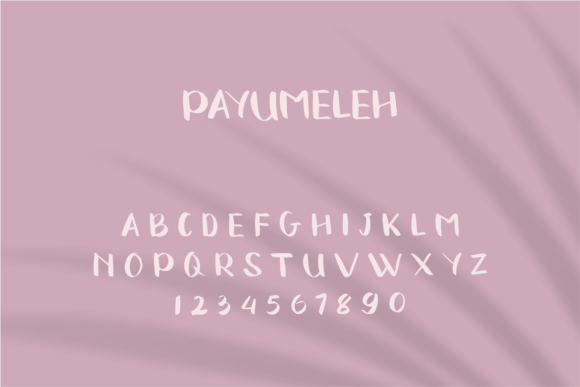 Payumeleh Font PNG with transparent background - Preview 1