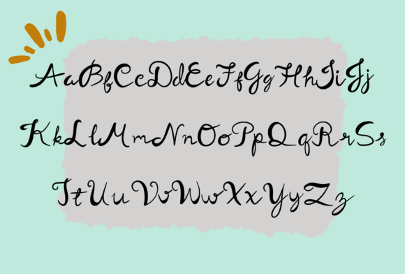 Penelope Font PNG with transparent background - Preview 1