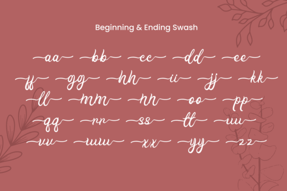 Pink Farmhouse Font font preview - 6