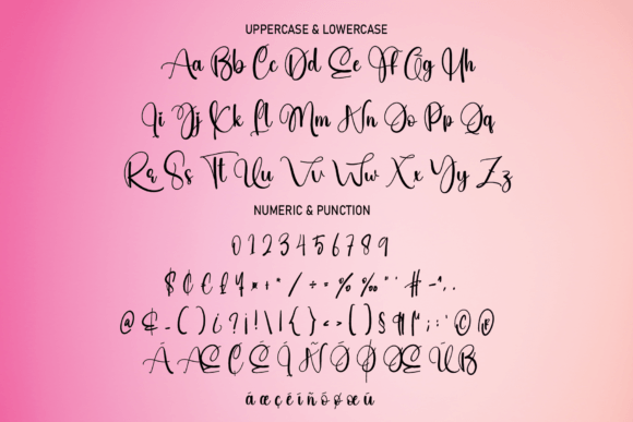 Pink Font PNG with transparent background - Preview 6