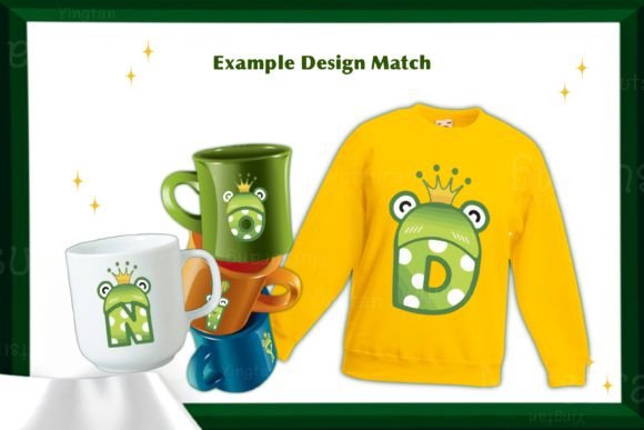 Prince Frog Font PNG with transparent background - Preview 2