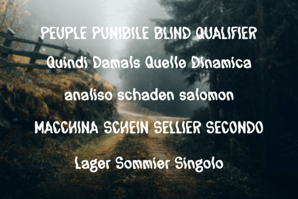 Safarouwn Font PNG with transparent background - Preview 2