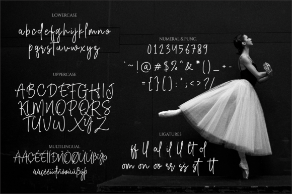 Satisfact Stylish Font PNG with transparent background - Preview 3
