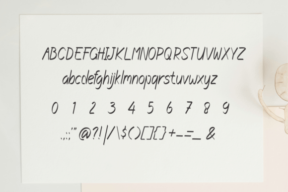 Schanistofi Font PNG with transparent background - Preview 4