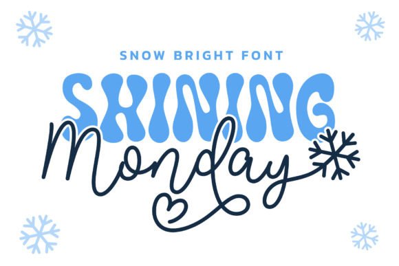 Snow Bright Duo Font PNG with transparent background - Preview 1