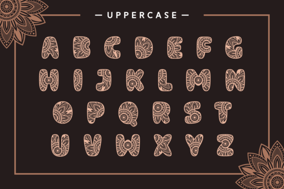 Bigo Mandala Font - Preview 6