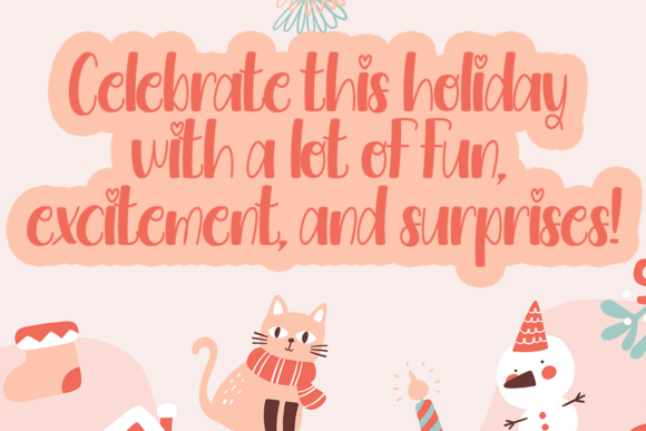 Christmas Candy Font - Preview 1