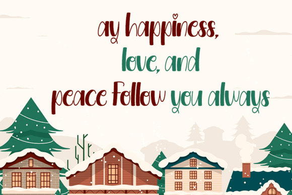 Christmas Candy Font - Preview 4