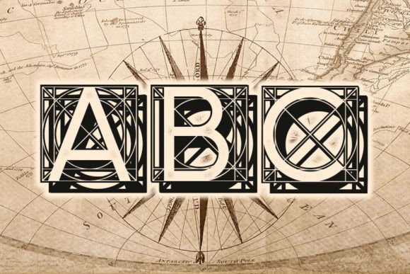 Compass Font - Preview 2