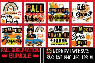 Fall Sublimation Bundle,20 Design Graphic by SimaCrafts · Creative Fabrica