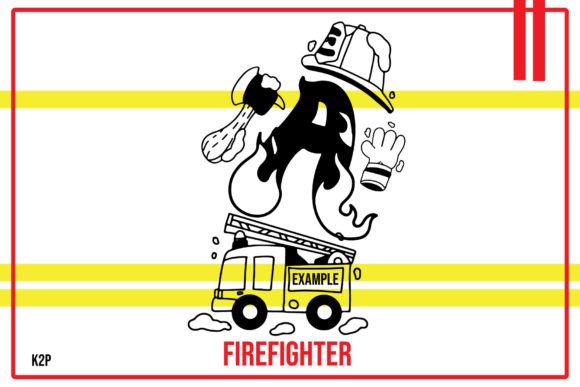 Firefighter Christmas Font - Preview 3