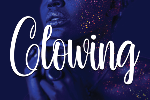 Glowing Font - Preview 6
