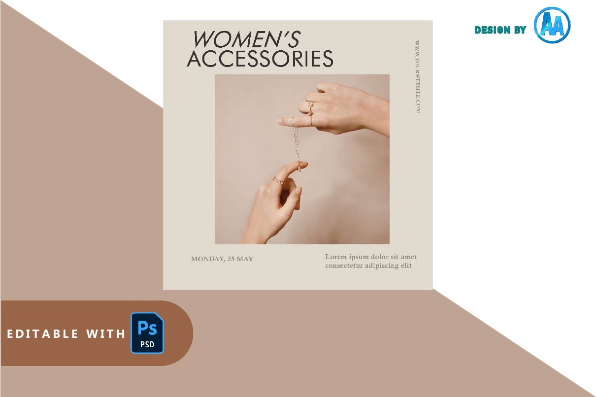 Jewellery - Instagram Template Graphic by athenaart05 · Creative Fabrica