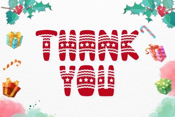 Lazy Christmas Font PNG with transparent background - Preview 2