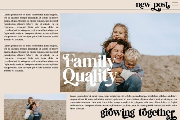 Milena Font PNG with transparent background - Preview 4