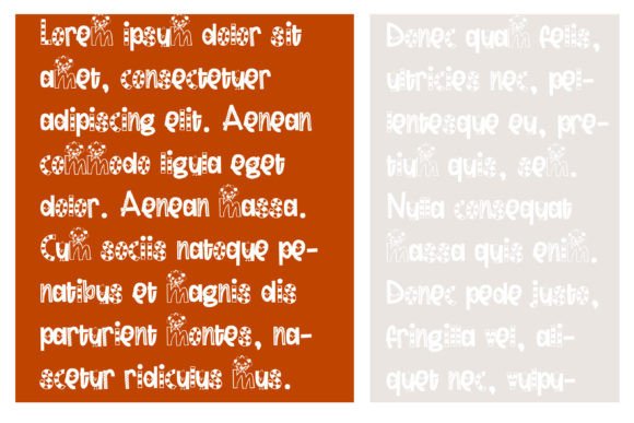 Mister Turkey Font PNG with transparent background - Preview 3