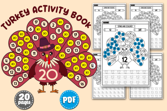 Turkey Activities | Number Recognition