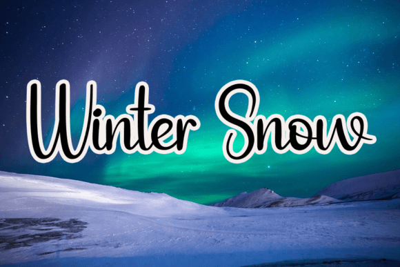 December Font - Preview 2