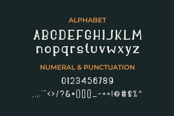 Berned Font - Preview 1
