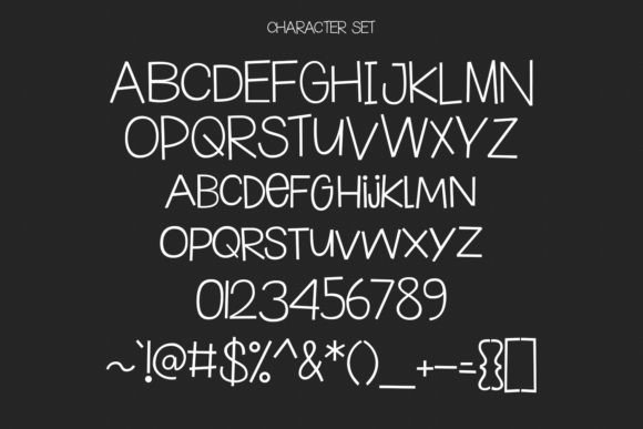 Mister Smiley Font PNG with transparent background - Preview 6
