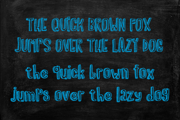 Pencil Kid Alternative Font PNG with transparent background - Preview 3
