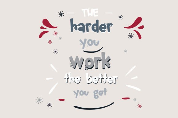 Snogville Gobble Font PNG with transparent background - Preview 2
