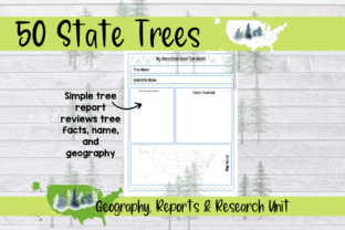 50 State Trees Reports and Learning Maps Graphic by MessyBeautifulFun ...
