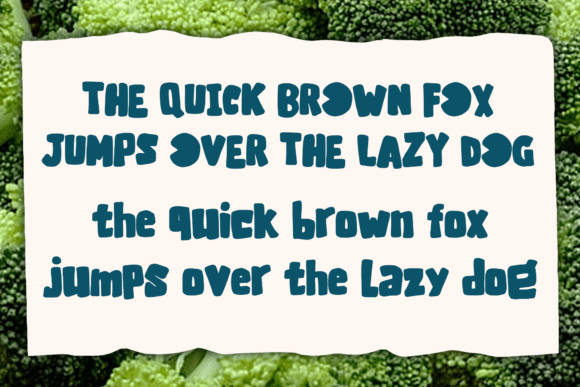 Brocolli Font - Preview 3