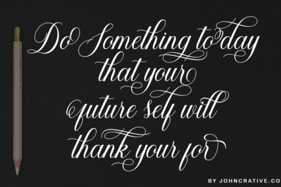 Darline Script Font PNG with transparent background - Preview 1