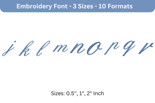 English Font Lowercase J to R · Creative Fabrica