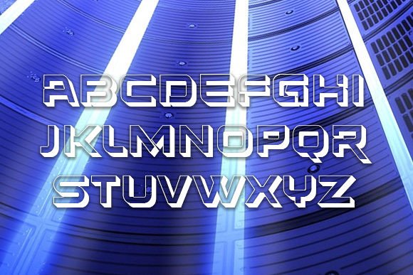 Future Tech Font - Preview 1