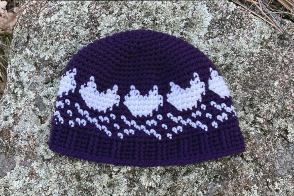 Killer Kitty Crochet Beanie Pattern