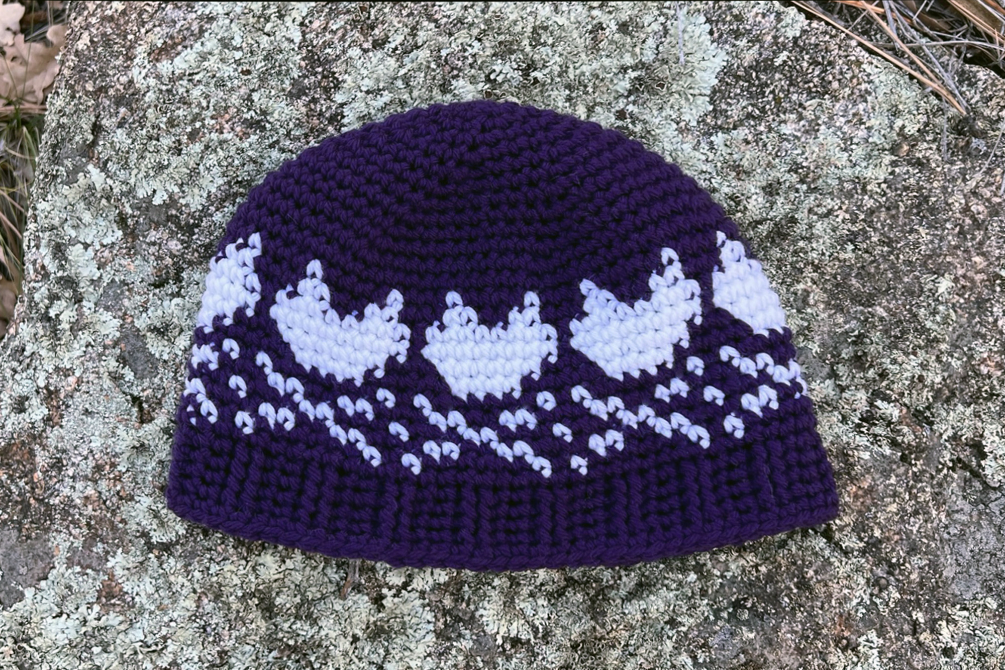 Killer Kitty Crochet Beanie Pattern