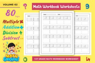Math Workbook Worksheets for KIDS Graphic by mirazooze · Creative Fabrica