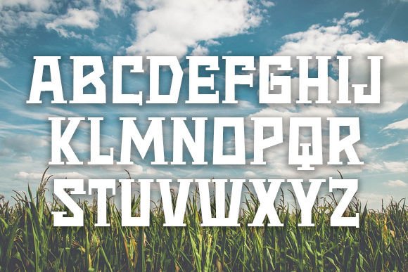 Milho Mexicano Font PNG with transparent background - Preview 2