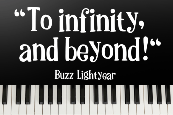 Piano Font PNG with transparent background - Preview 1