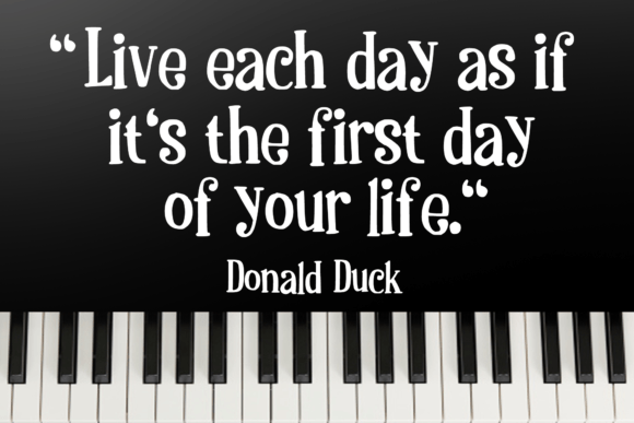 Piano Font PNG with transparent background - Preview 2