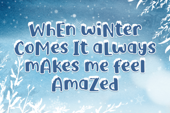 Always Snowy Font - Preview 3