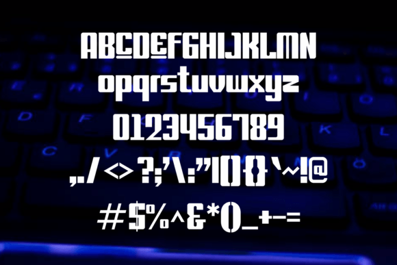 Ansahas Font - Preview 1