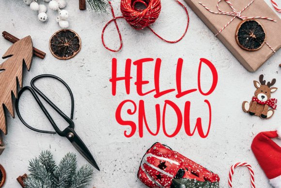 Candy Cane Font - Preview 1