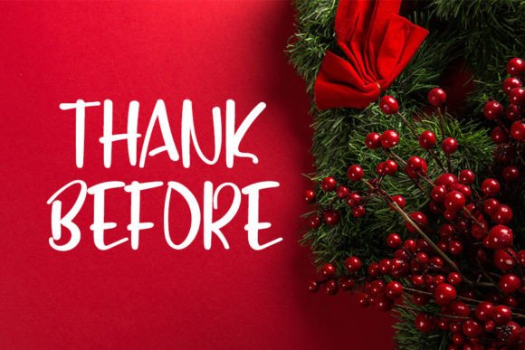 Candy Cane Font - Preview 4