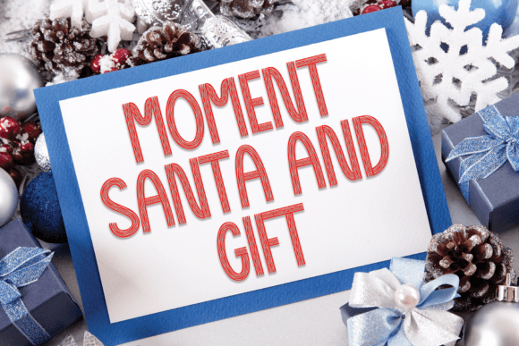 Christmas and Candy Font PNG with transparent background - Preview 2
