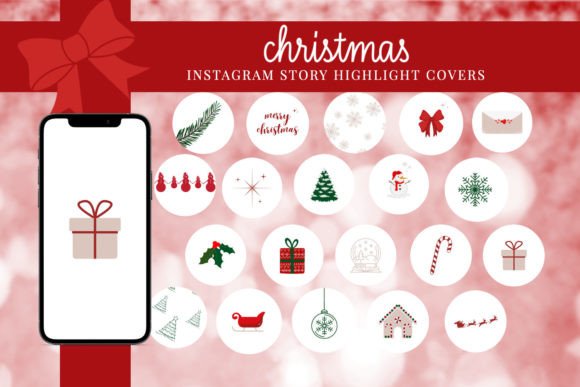 Christmas Instagram Highlight Covers