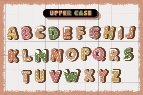 Cookies for Santa Font PNG with transparent background - Preview 1