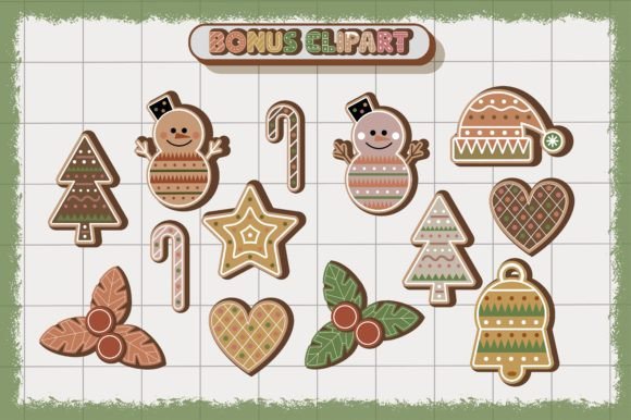 Cookies for Santa Font PNG with transparent background - Preview 3